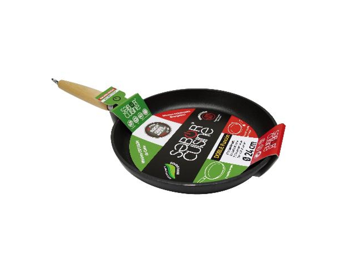 Sabor cuisine sarten alum.fundido m-madera induccion 24cm 4402it