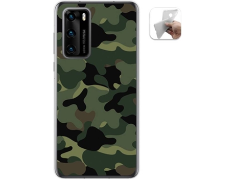 Carcasa Huawei P40 TUMUNDOSMARTPHONE Camuflaje Multicolor