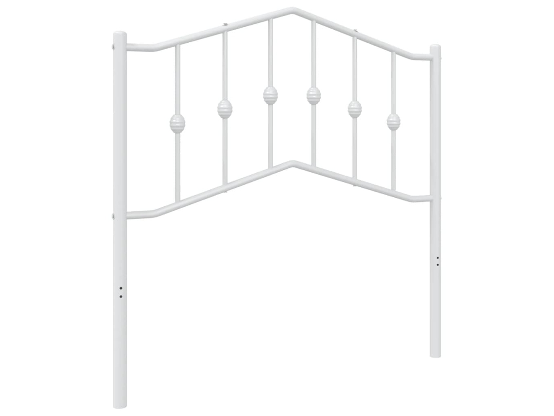 Cabecero de repuesto 90 cm Metal Blanco MAISON EXCLUSIVE