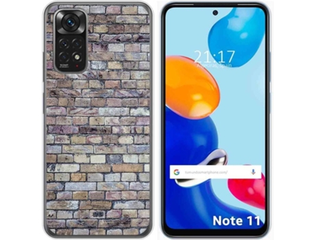 Carcasa Xiaomi Redmi Note 11 TUMUNDOSMARTPHONE Dibujos Ladrillo 02 Multicolor