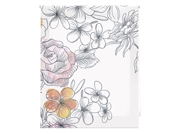 Estor Enrollable HAPPYSTOR Flores 2 Estampado Digital Fantasia E98036 180x180 cm