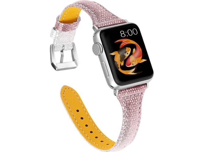 Correa WJS YP0136 (Fitbit by Google Versa 2 - Versa Lite - Plateado)