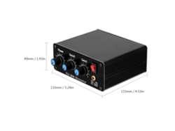 Eliminador de QRM (sin marca) Banda HF 1-30 MHz con fase ajustable y control PTT en aleación de aluminio
