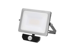 Foco Led Plano 30 Watt. Luz Blanca 4000 K Ip 65 2400 Lumenes Con Sensor de Presencia MAURER
