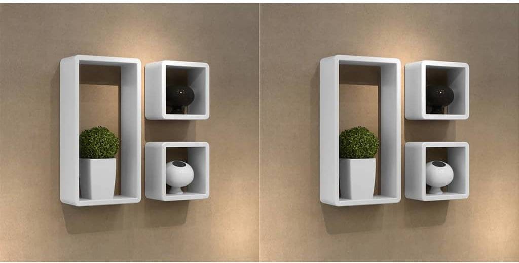 Estanterías de Pared VIDAXL 6 Piezas 275972