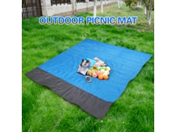 Manta De Playa Impermeable, Ideal Para Picnics Y Acampadas. Ligera, Portátil, Con Estacas Y Bolsa De Almacenamiento.