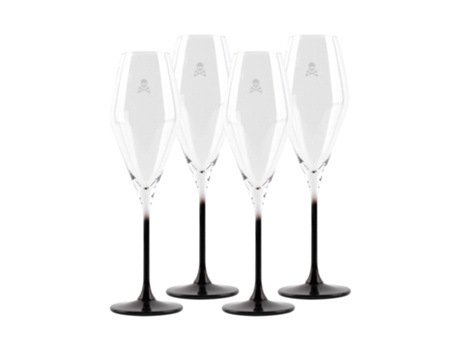 Set 4 Copas Flauta 18,2cl Cristal SCALPERS