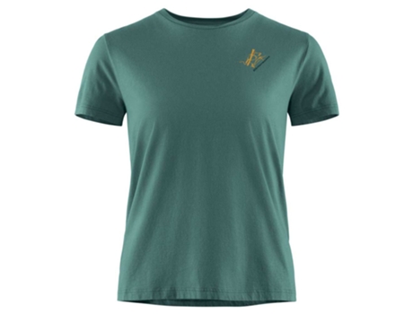 Camiseta de Mujer KLÄTTERMUSEN Runa Endeavour Verde (S)
