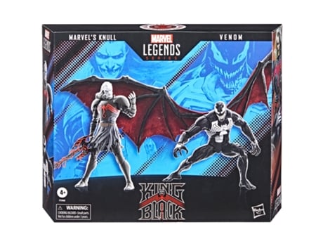 Figura de Acción SPIDER-MAN Marvel Legends Series 60Th Anniversary Marvel'S Knull Y Venom Pack Doble