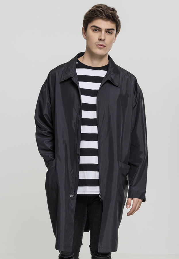Urban Classics Oversized coat abrigo hombre parka sobredimensionado negro m