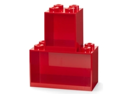 Caja de almacenamiento Lego roja, 31,8 x 16 x 21 cm, polipropileno, unisex