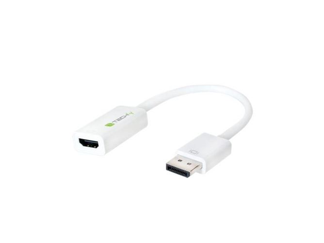 Adaptador TECHLY 0.15m DisplayPort 1.2 - HDMI M/F
