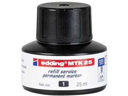Recambio para Marcadores EDDING MTK 25 ml (Negro)