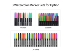 Set De 24 Rotuladores Permanentes Para Telas Para Ropa, Dibujo Y Manualidades Niños Y Adultos