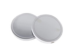 HYMNORA Posavasos con luz LED - Base luminosa antideslizante para coche (2 unidades)