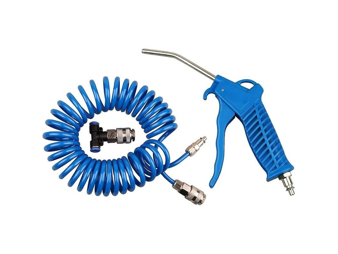 Pistola De Aire Comprimido Para Camiones Con Manguera De 5 M, Kit De Limpieza Universal Para Compresores.