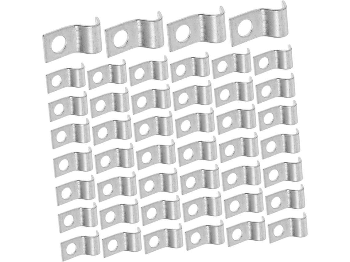 Soporte Metálico Sencillo Para El Hogar, Paquete De 100 Piezas.