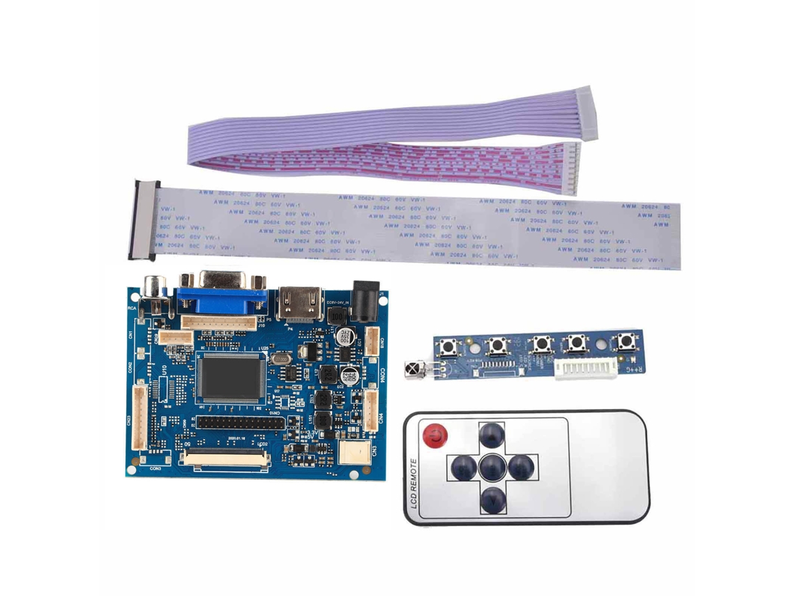 Placa Controladora Lcd Hdmi Vga Av Para Pantalla De 50 Pines 800*480 At070tn92 At070tn90 At070tn94
