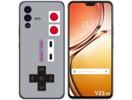 Carcasa para Vivo V23 5G TUMUNDOSMARTPHONE Dibujos Consola Multicolor