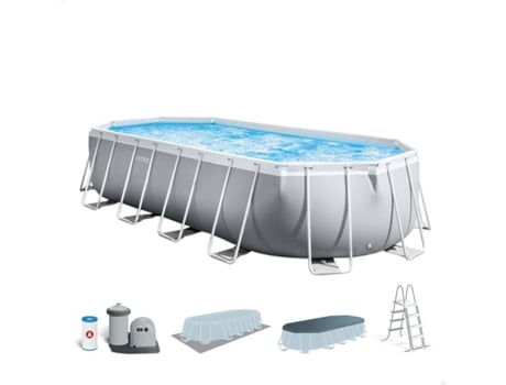 Piscina Tubular INTEX 26798 (com Bomba - 18202 L - 305x122cm)