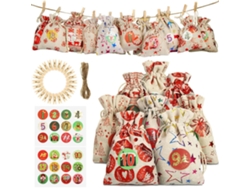 Kit de bolsas para almacenamiento y decoración navideña