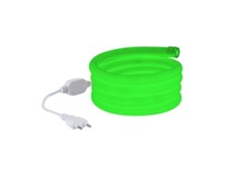 Tira Neón LED Regulable 220V AC 120 LED/m Circular 360 Verde IP67 a Medida Corte cada 100 cm