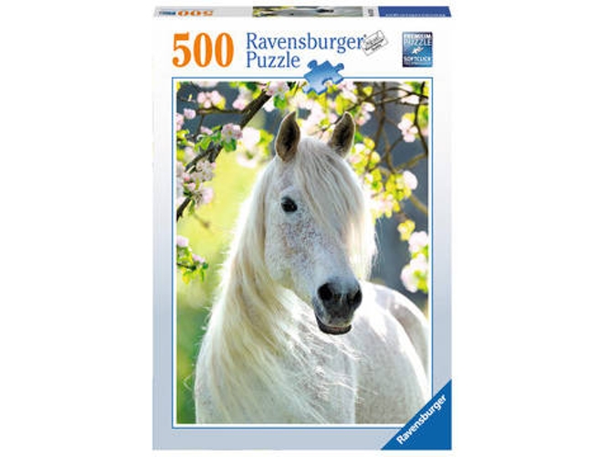 Puzzle RAVENSBURGER Cabalo Blanco (500 Piezas)