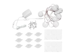 2026-lámpara De Maquillaje Con 10 Leds Para Mesa De Vestir Espejo Vanity Luz Sin Taladrar Baño Blanco