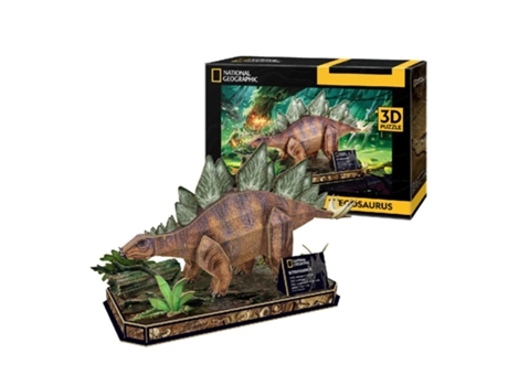Puzzle VAN DER MEULEN Stegosaurus Puzle 3D 62 pieza(s) Animales