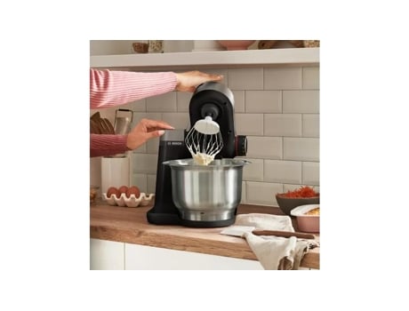 Bosch Serie 2 Mums2Vm00 Robot de Cocina 900 W 3,8 L Negro Plata