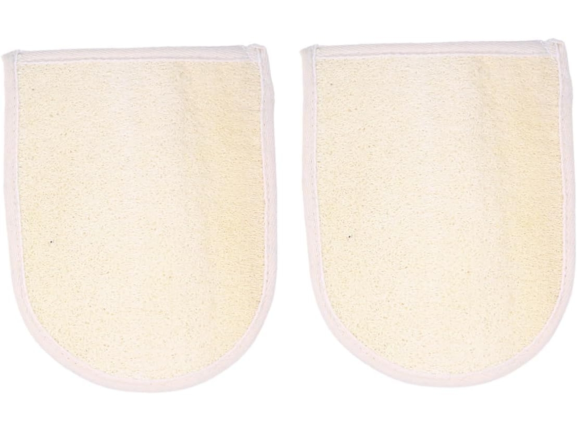 Exfoliante Corporal De Lufa De 2 Piezas Para Eliminar La Piel Muerta Y Realizar Una Limpieza Profunda.