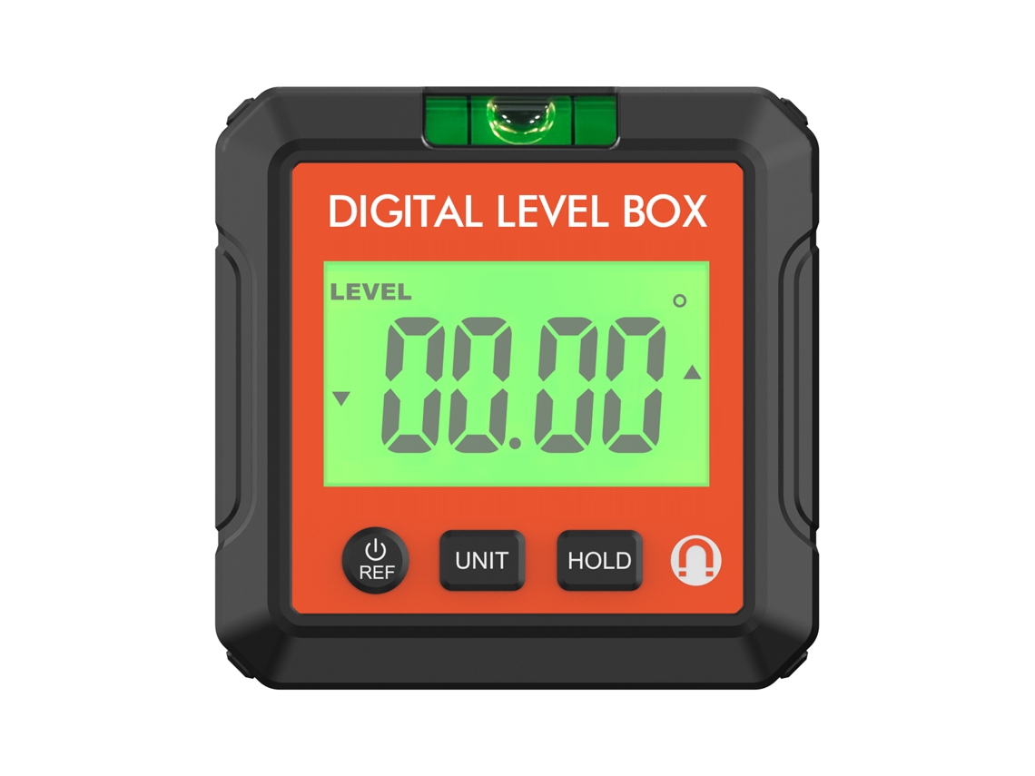 Transportador De Ángulos Digital Con Base Magnética, Nivel Electrónico, Pantalla Lcd, Herramienta De Medición Precisa Para Carpintería Y Construcción.
