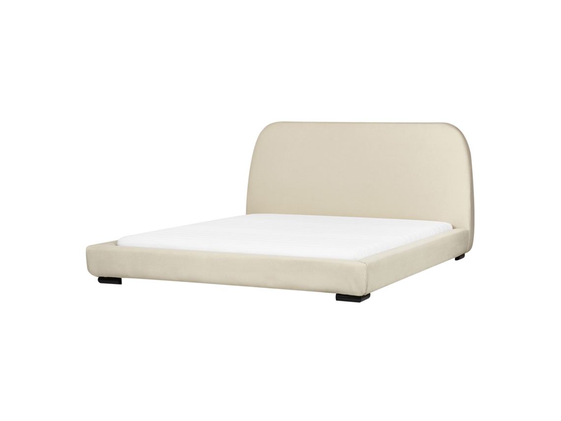 Cama con Somier Roisel BELIANI Beige (181x226x101)
