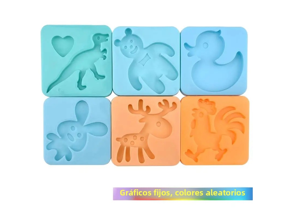 (6 Piezas) Juego De Juguetes Mágicos De Agua Con Pegatinas Para Pintar, Hechos A Mano