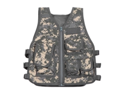 2026-chaleco Camuflaje Infantil Para Exterior Con Bolsillos Juego Entrenamiento Talla L 48cm
