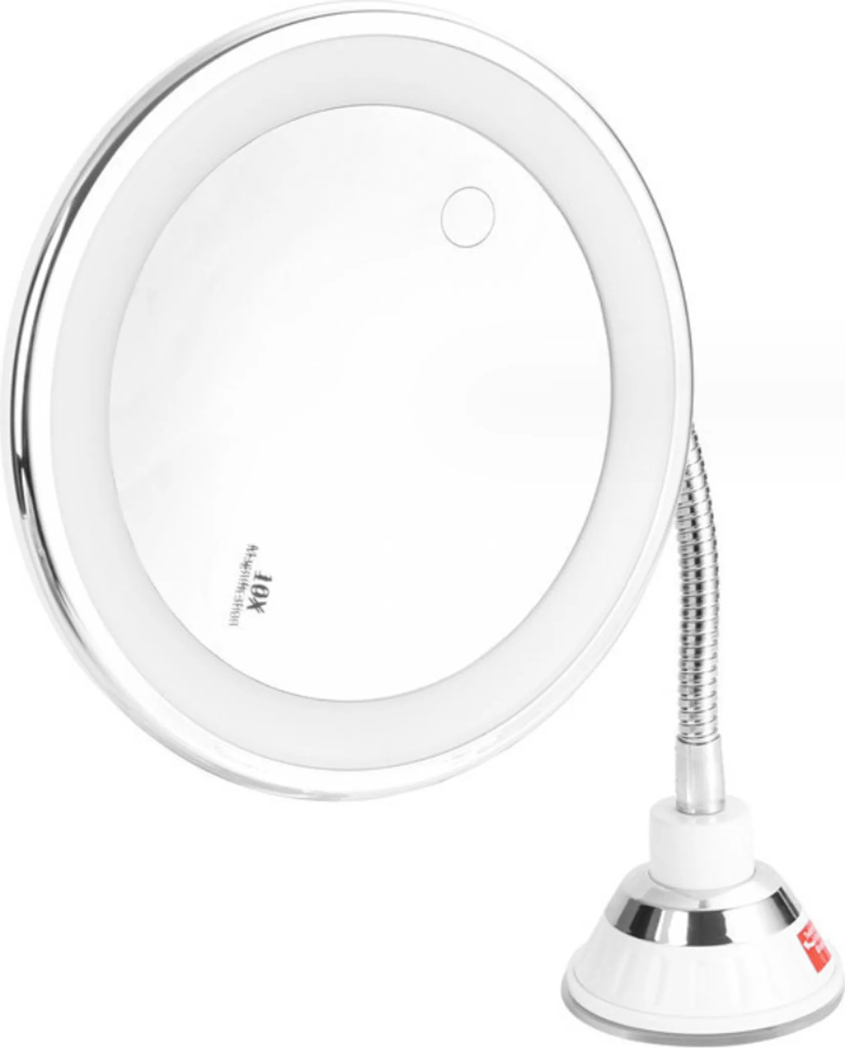 Espejo De Maquillaje Con Luz Led Y Ventosa