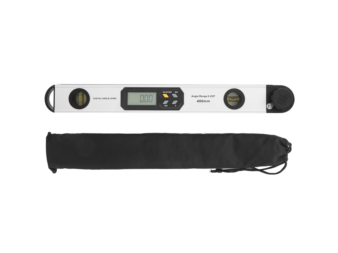 Inclinómetro digital con protector de nivel y base magnética | Sin marca