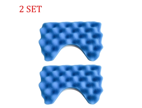 2 piezas de filtro Hepa de esponja azul y 2 piezas de filtro de algodón para Samsung Dj97-00492A Sc6520/30/40/50/60/70/80/90 Sc68 piezas de aspirad...