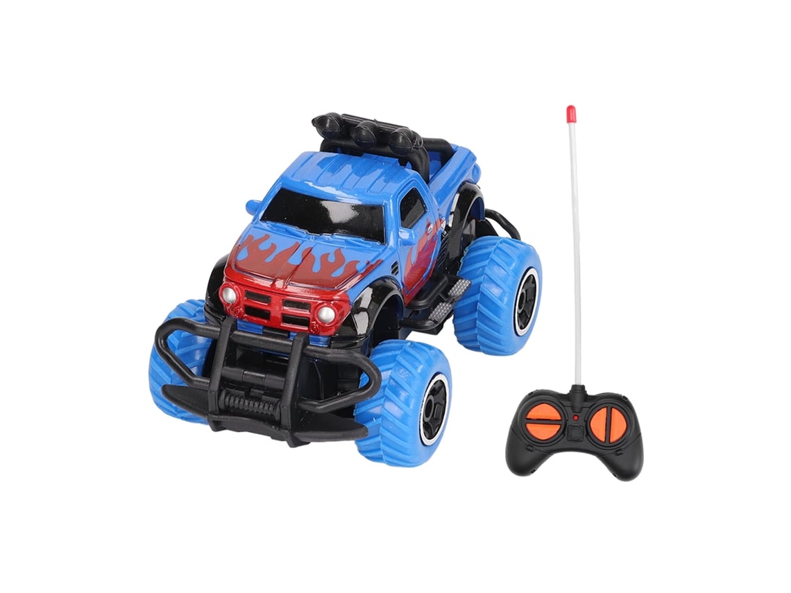 Ats-coche Rc De Control Remoto Vehículo Todo Terreno 1:43 Mini Parachoques Resistente Regalo De Cumpleaños Para Mayores De 3 Años Azul