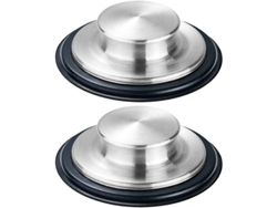 Tapón Universal Para Lavabo De Cocina De Acero Inoxidable, 2 Piezas, 40g, 3.35 Pulgadas De Diámetro