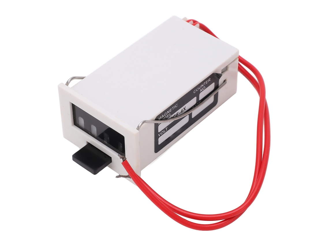 Contador Electromagnético 4 Dígitos Digital Industrial Preciso Medição Dc12v Pc