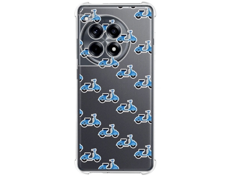 Funda Diseño Scooter para Oneplus 12R 5G TUMUNDOSMARTPHONE Silicona Multicolor