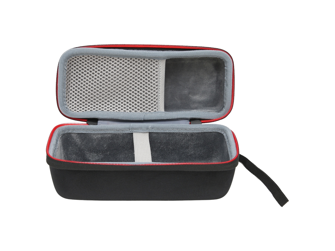 Estuche Rígido De Eva, Impermeable Y A Prueba De Golpes, Con Correa De Mano Y Bolsillo Interior De Malla Para Altavoces