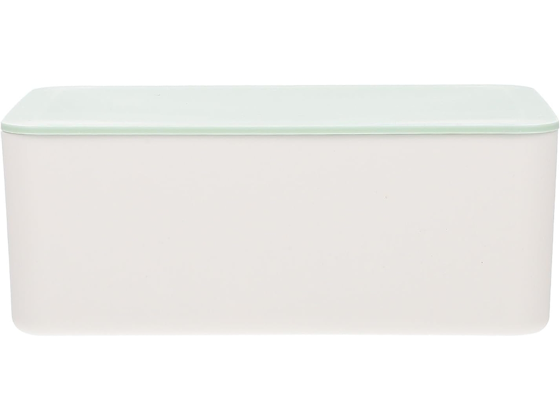 Caja De Pañuelos De Papel Para Bebé De Pp Verde, A Prueba De Fugas Con Tapa, Estilo Sencillo.