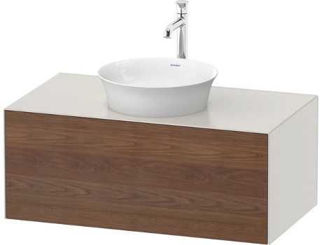 DURAVIT Tulip blanco, mueble de pared, ancho 1000 x fondo 550mm, con 1x extraíble, con tecnología tip-on, WT49760