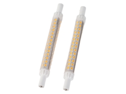 2026-2 Piezas Bombilla Led R7s 98led Doble Extremo 118mm Regulable Luz De Inundación Caliente 100‑130v