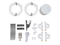 Sistema de riego automático Wifi para plantas de interior Kit de riego por goteo redondo automático para plantas de interior en maceta 10 m 4 Bi