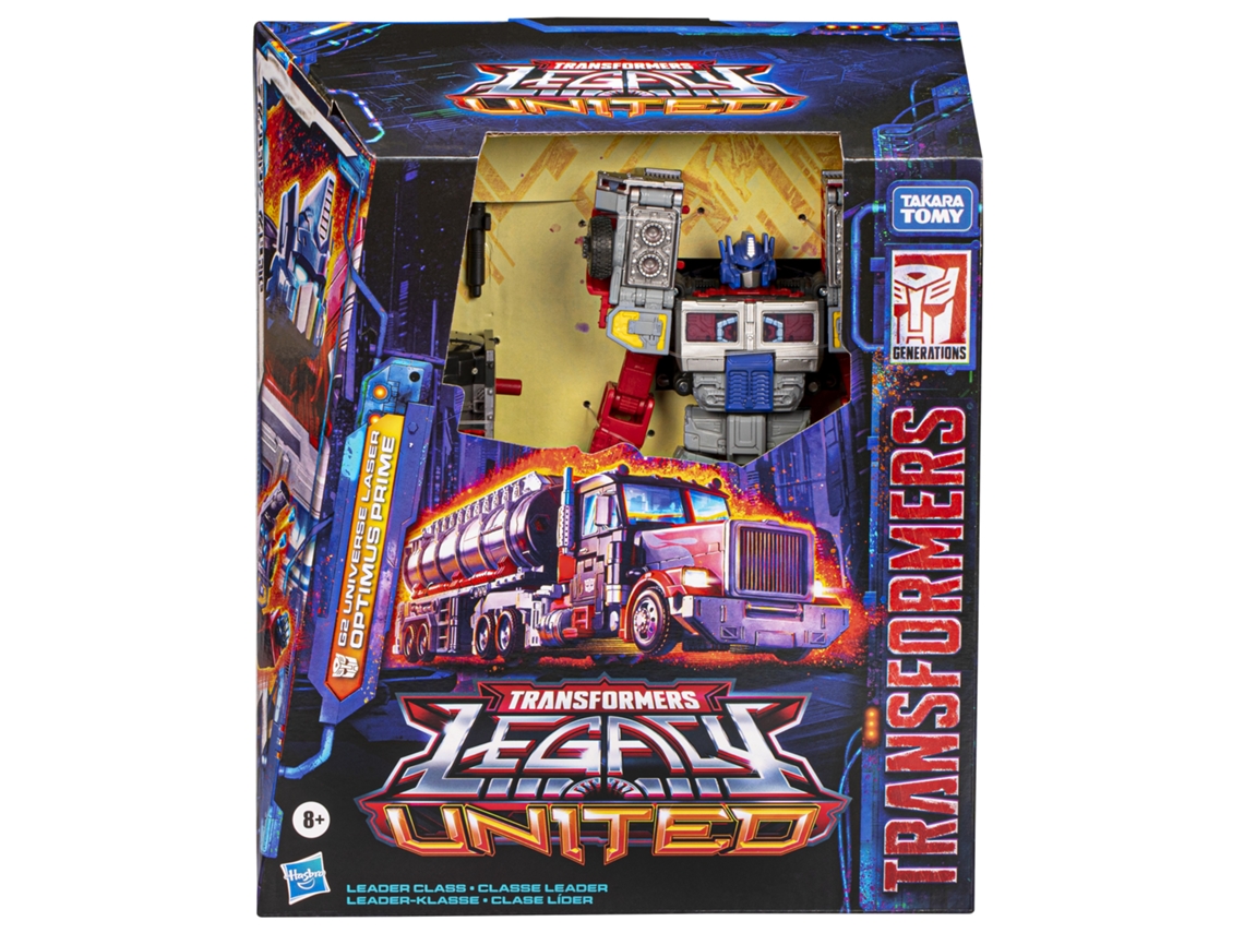 TRANSFORMERS Legacy United, Leader Class, Laser Optimus Prime - Figura - TRANSFORMERS - 8 Años