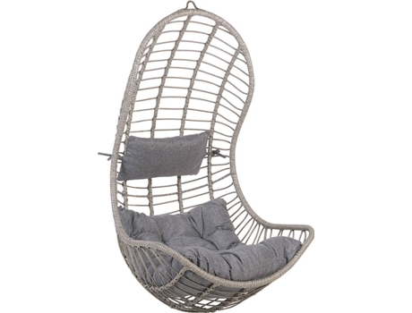 Sillas Suspensas Pineto (Gris - Polietileno -80x66x137 cm)