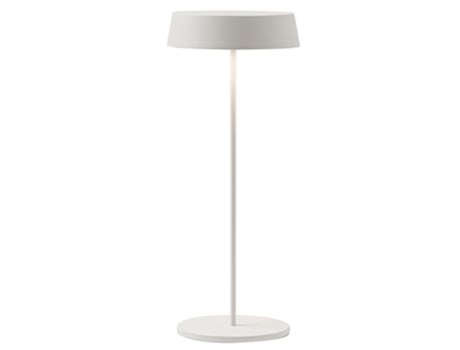 Inemuri Lámpara de mesa LED blanca con USB Touch, recargable y regulable, autonomía 12h ROSSINI ILLUMINAZIONE